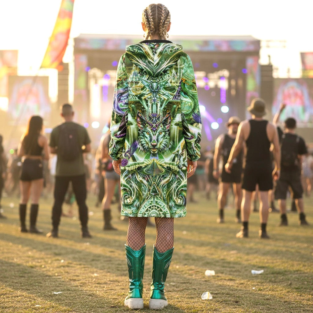 Dream Weaver Green Festival Cloak