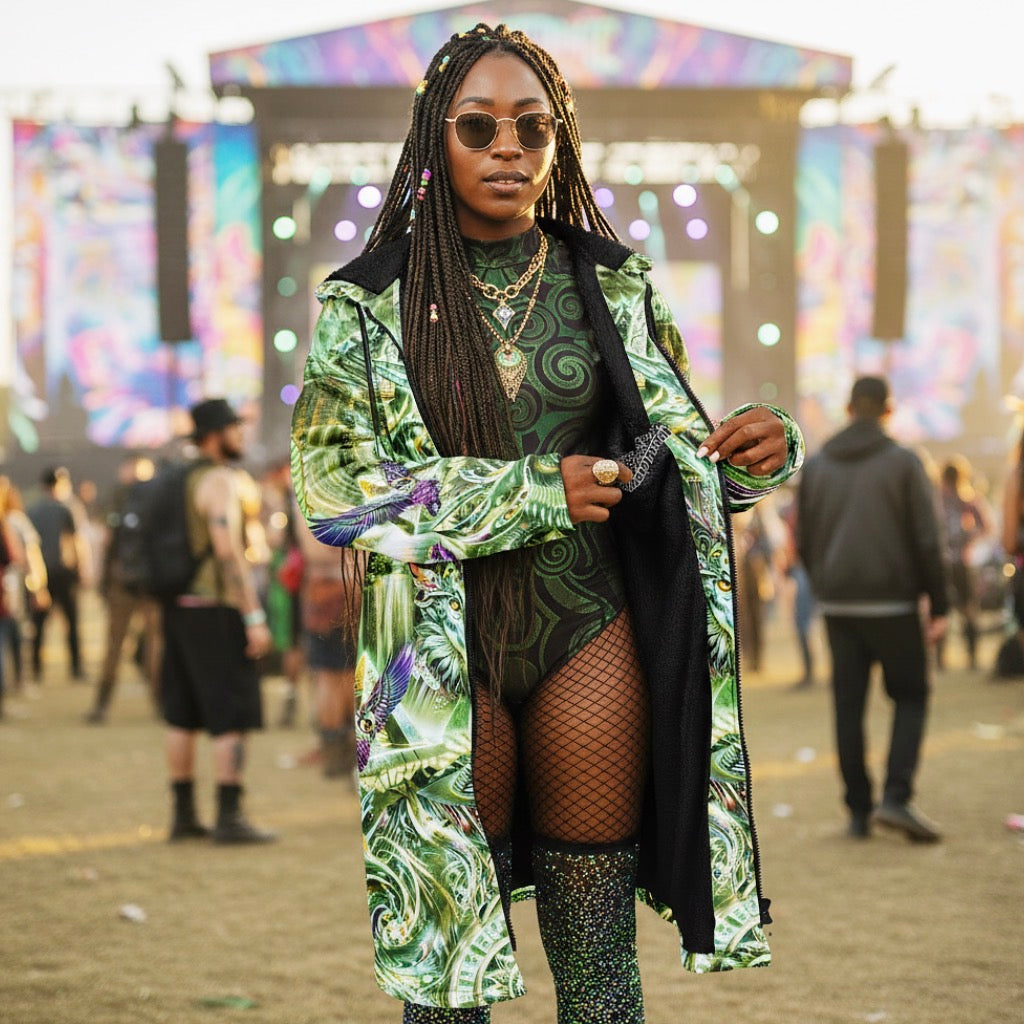 Dream Weaver Green Festival Cloak