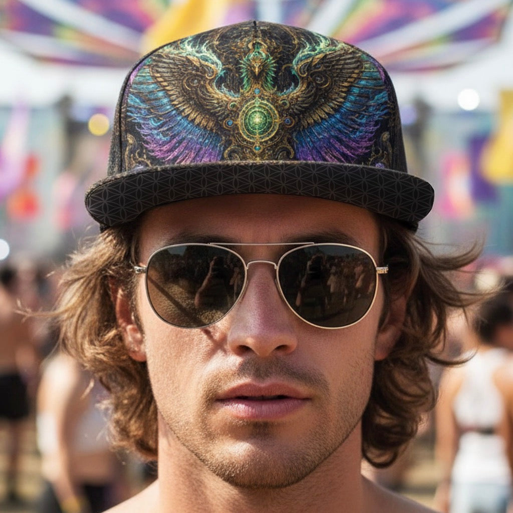 Golden Phoenix Snapback Hat