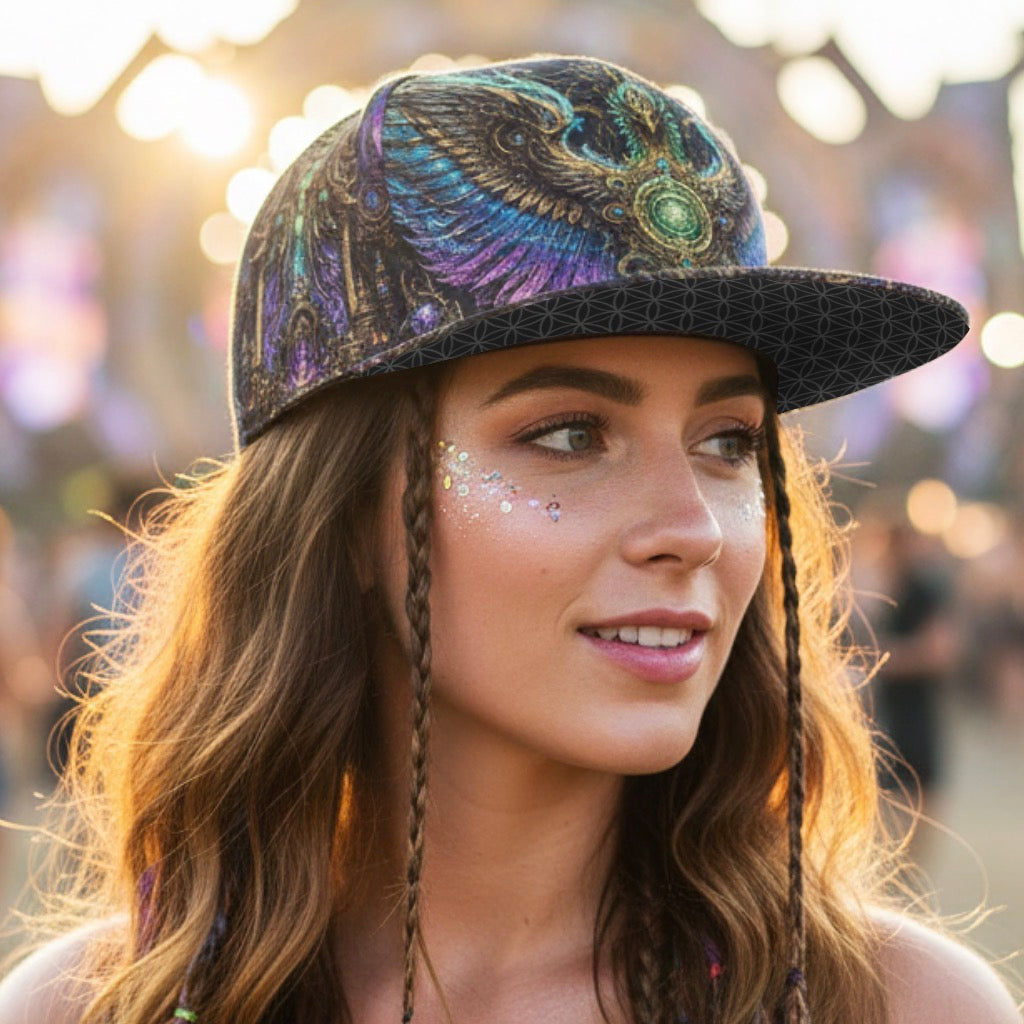 Golden Phoenix Snapback Hat