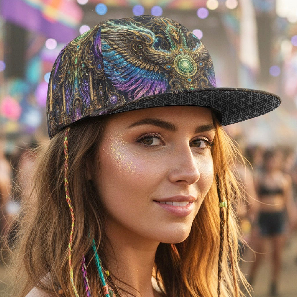 Golden Phoenix Snapback Hat