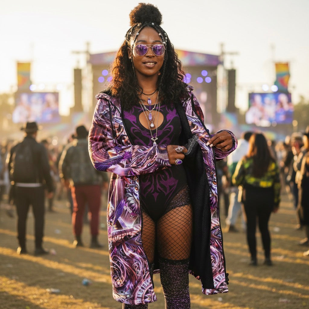 Dream Weaver Red Women's Festival Cloak