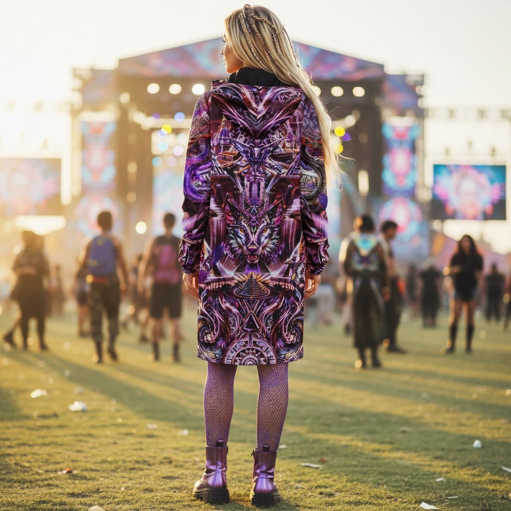 Dream Weaver Red Women's Festival Cloak
