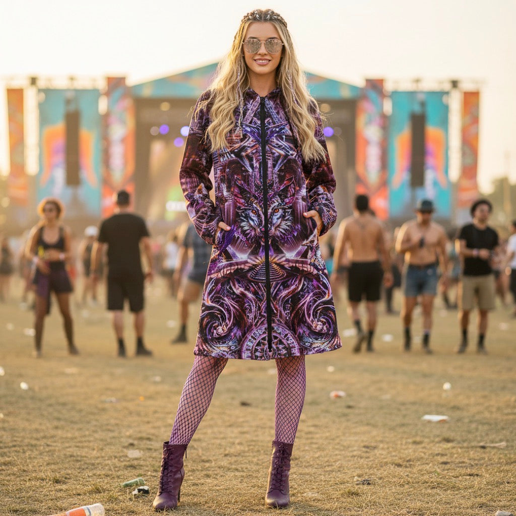 Dream Weaver Red Women's Festival Cloak