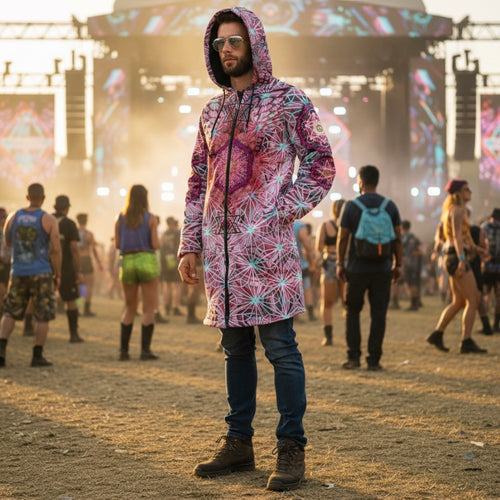 Angel Catcher Light Red Men's Festival Cloak