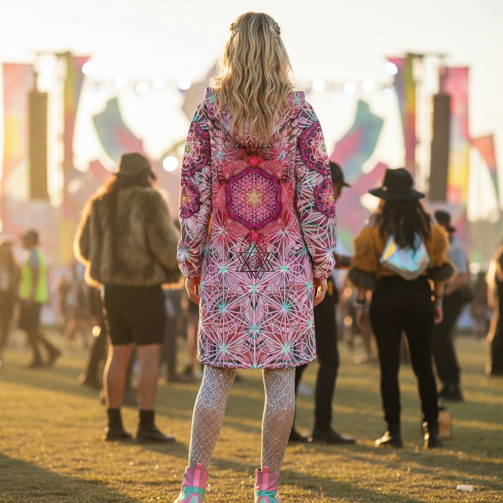 Angel Catcher Light Red Festival Cloak