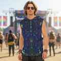 Celestial Temple Men’s Sleeveless Hoodie