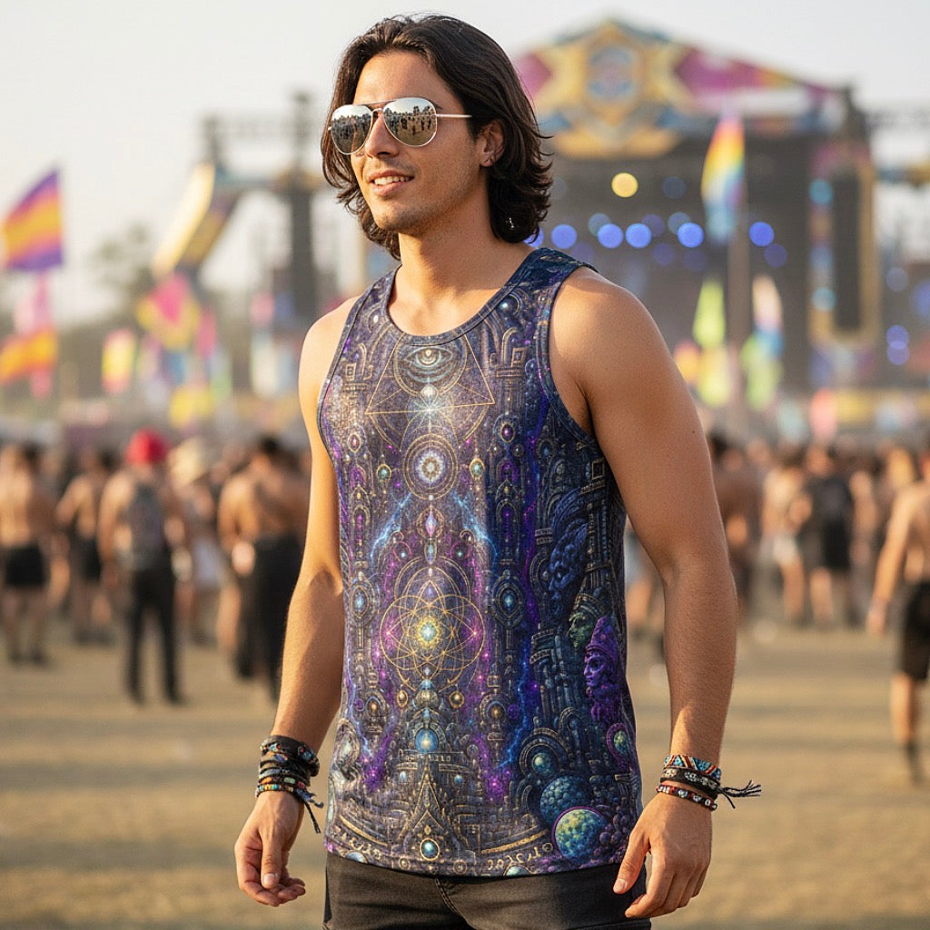 Crushed Velvet Tank Top | Celestial Temple