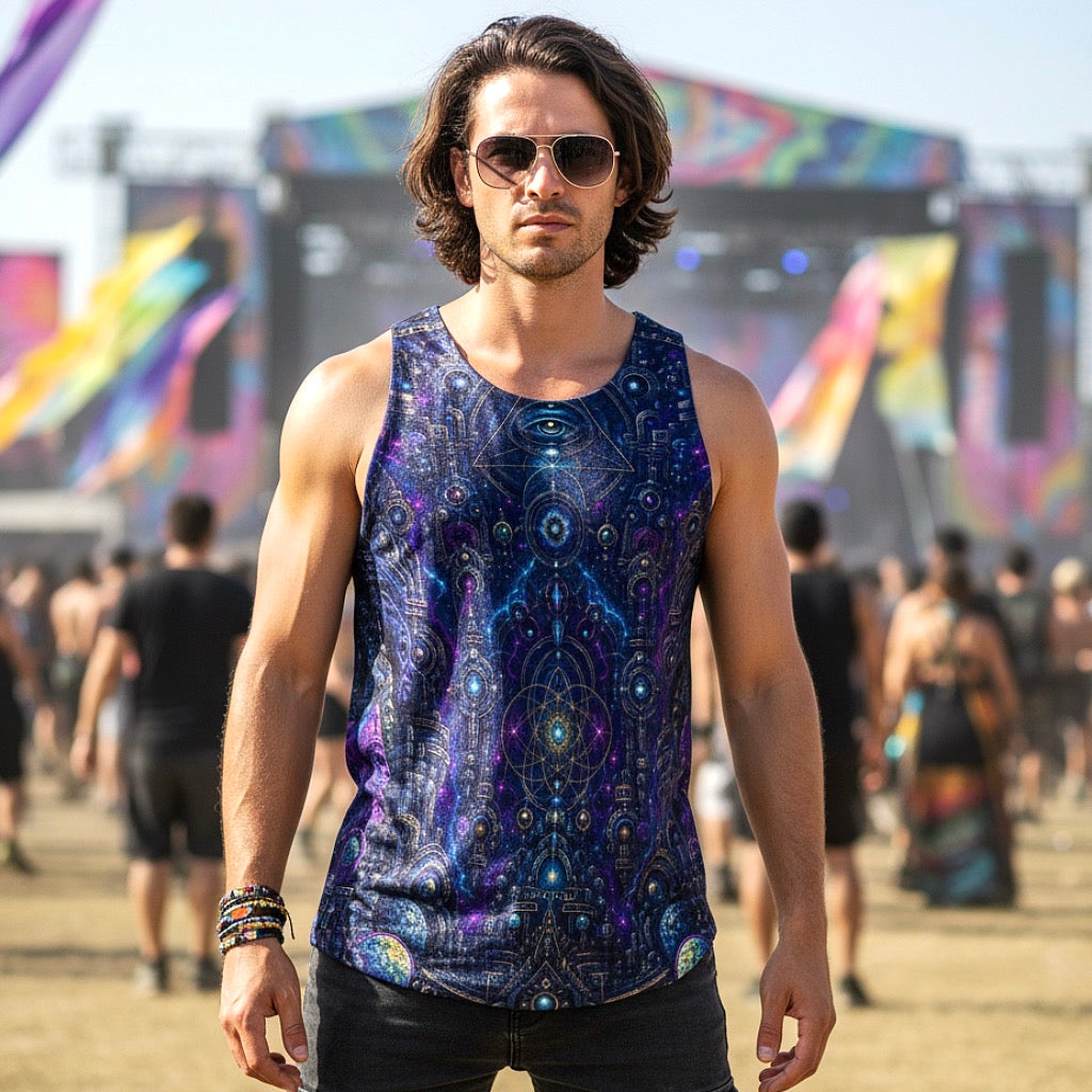Crushed Velvet Tank Top | Celestial Temple