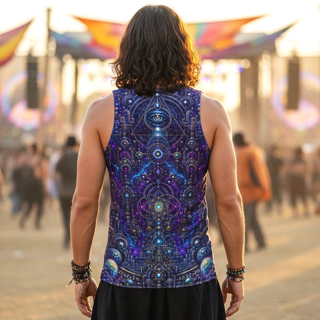 Crushed Velvet Tank Top | Celestial Temple