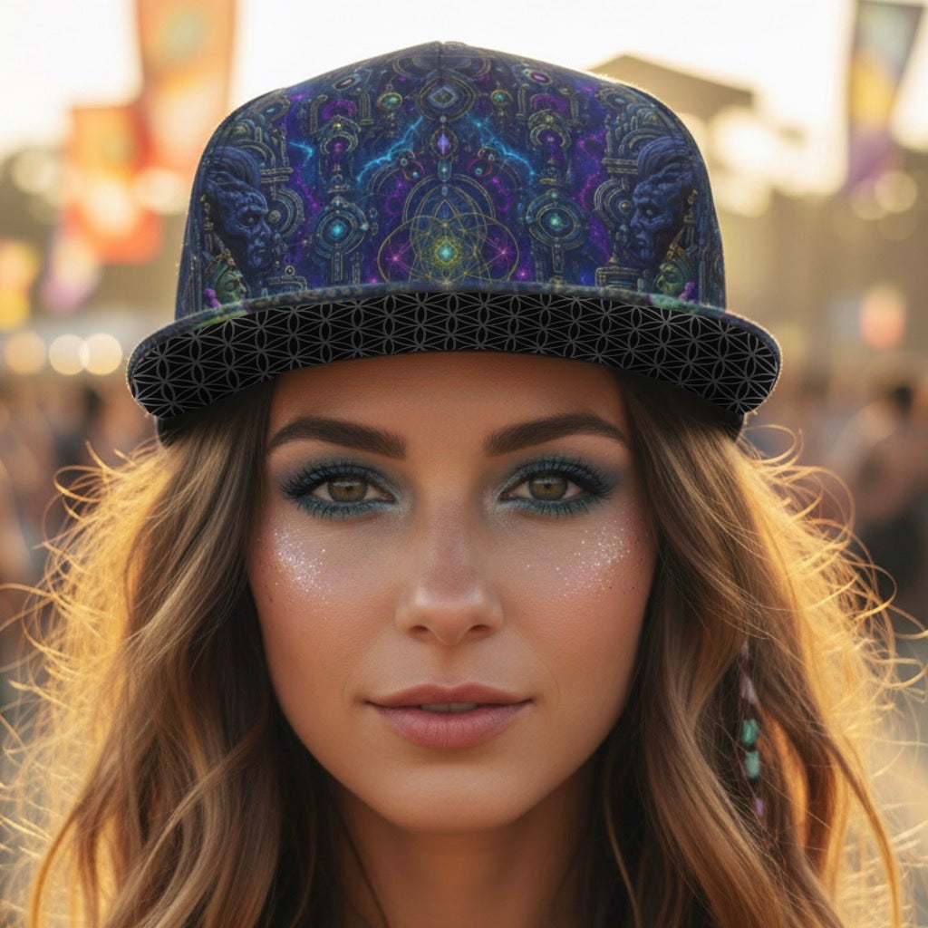 Celestial Temple Snapback Hat