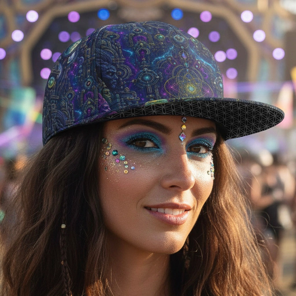 Celestial Temple Snapback Hat