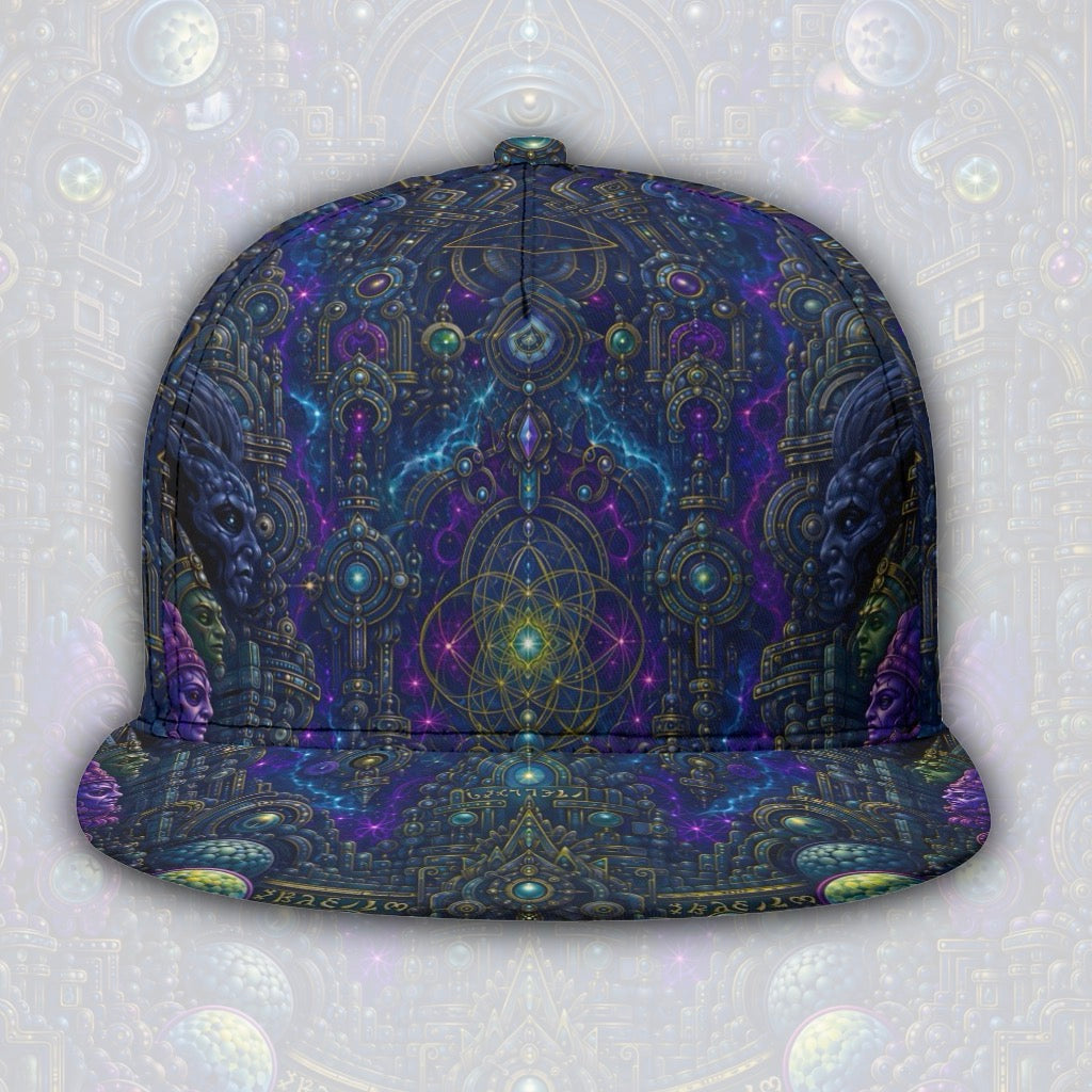 Celestial Temple Snapback Hat