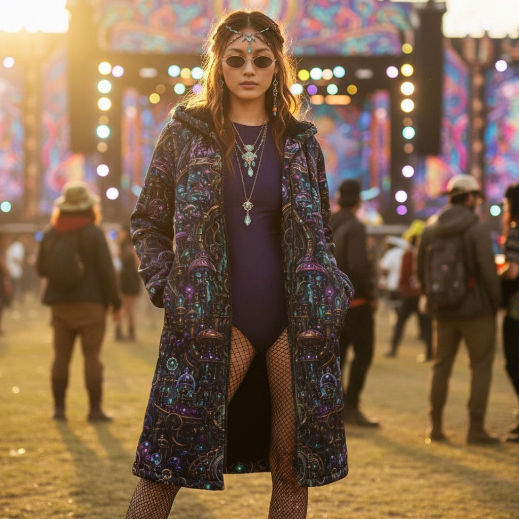 Crystal Shroom Kingdom Women’s Cloak