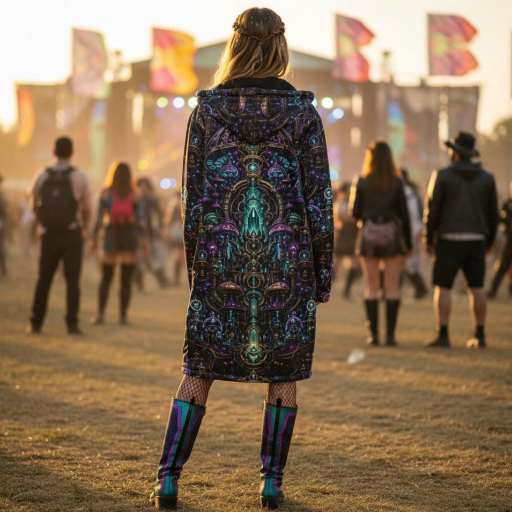 Crystal Shroom Kingdom Women’s Cloak