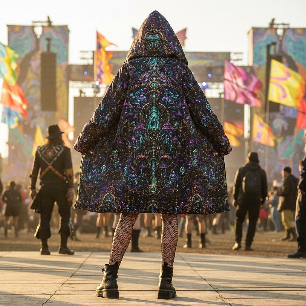 Crystal Shroom Kingdom Women’s Cloak