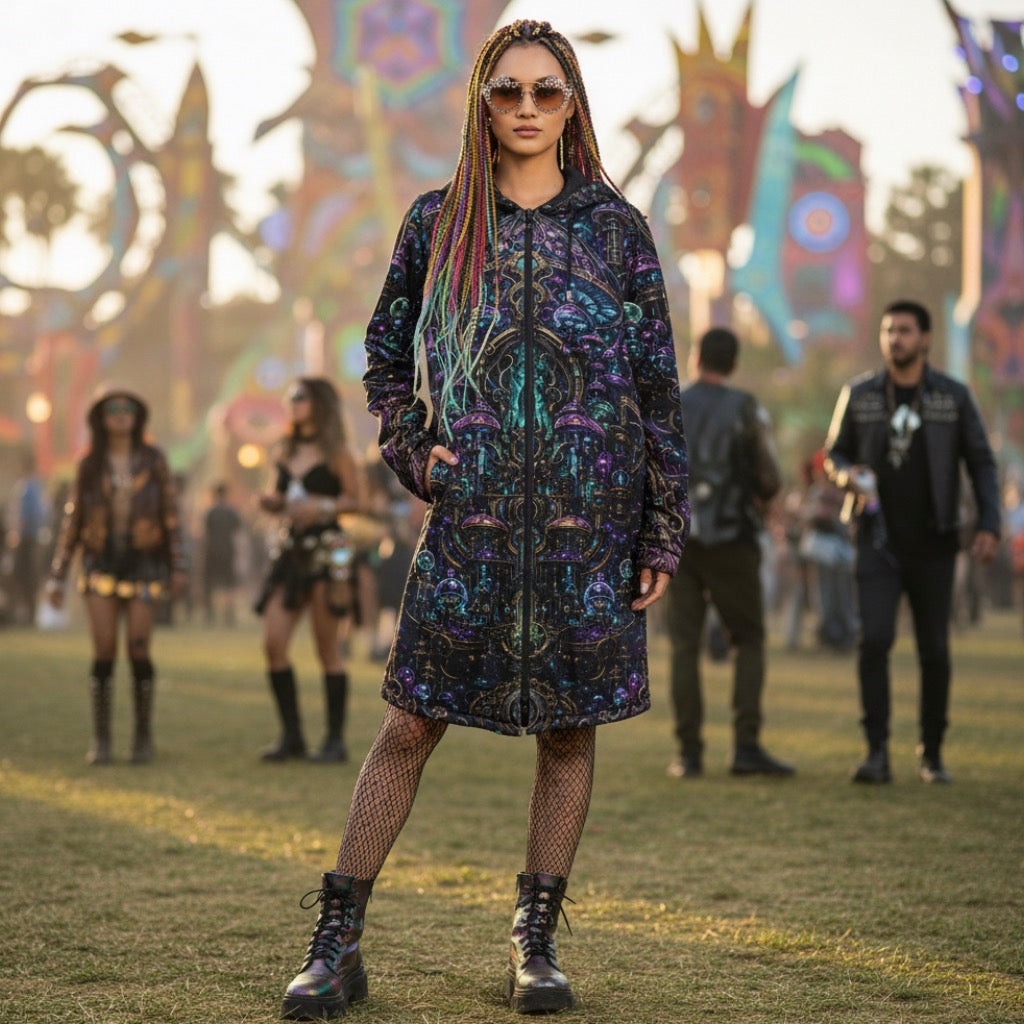 Crystal Shroom Kingdom Women’s Cloak