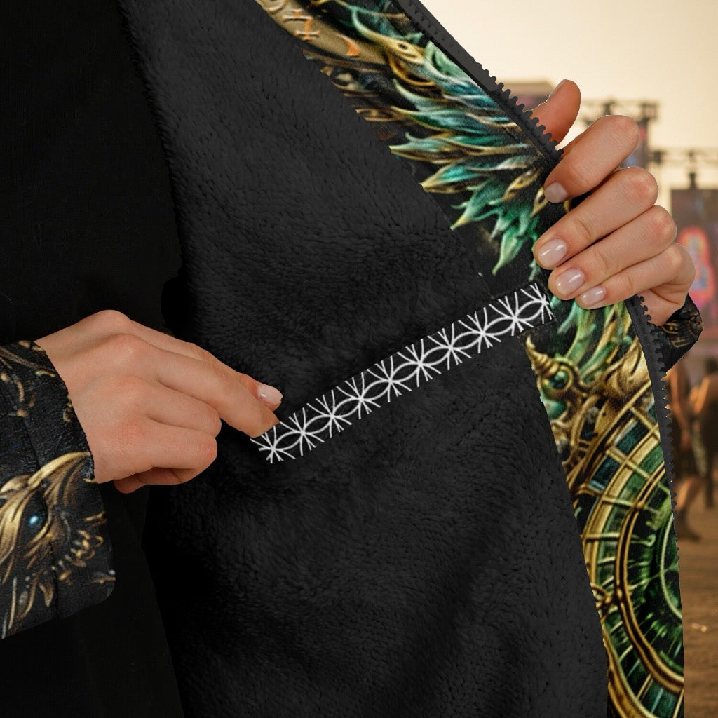 Golden Phoenix Women’s Black Cloak