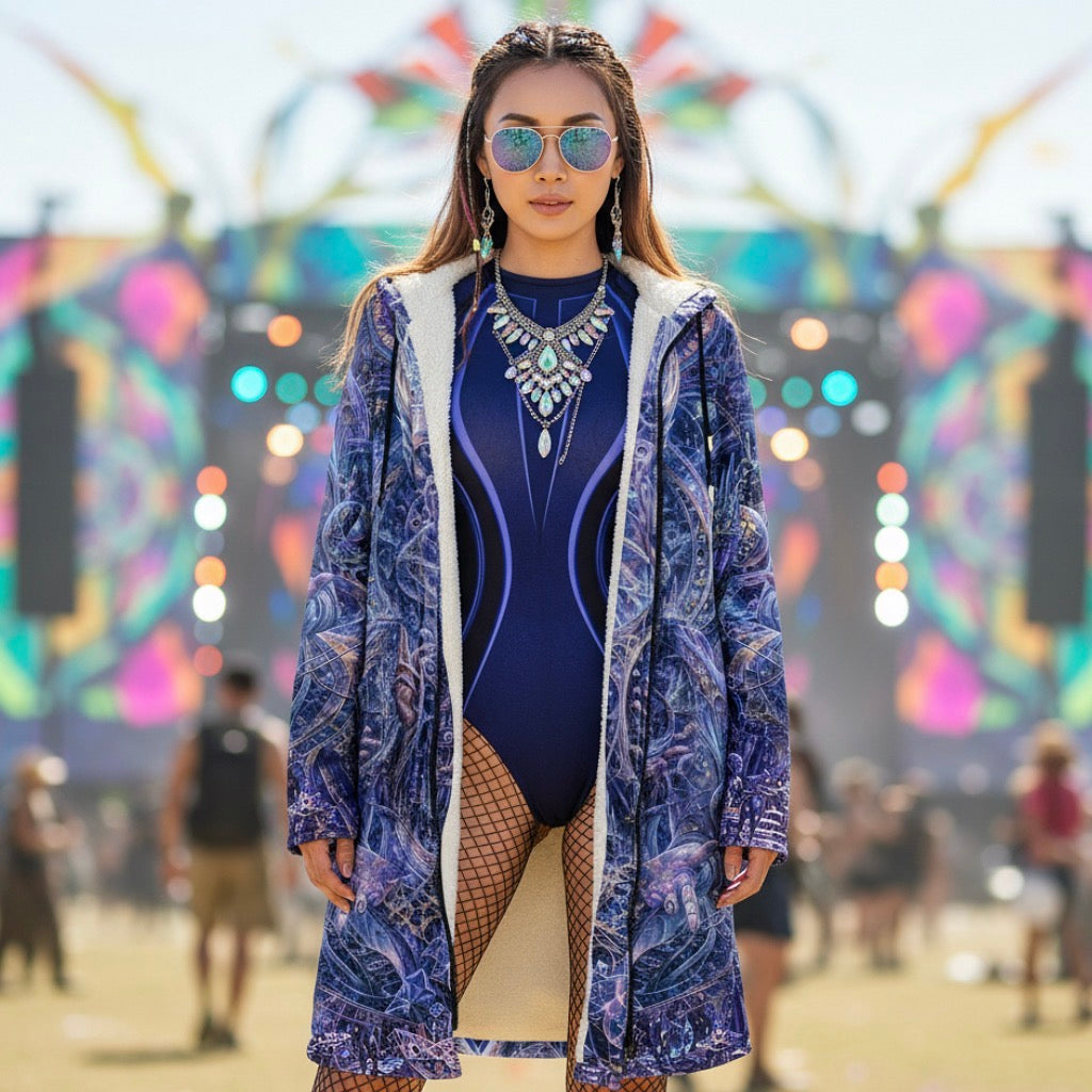 Galactic Alien Oracle Women’s Cloak