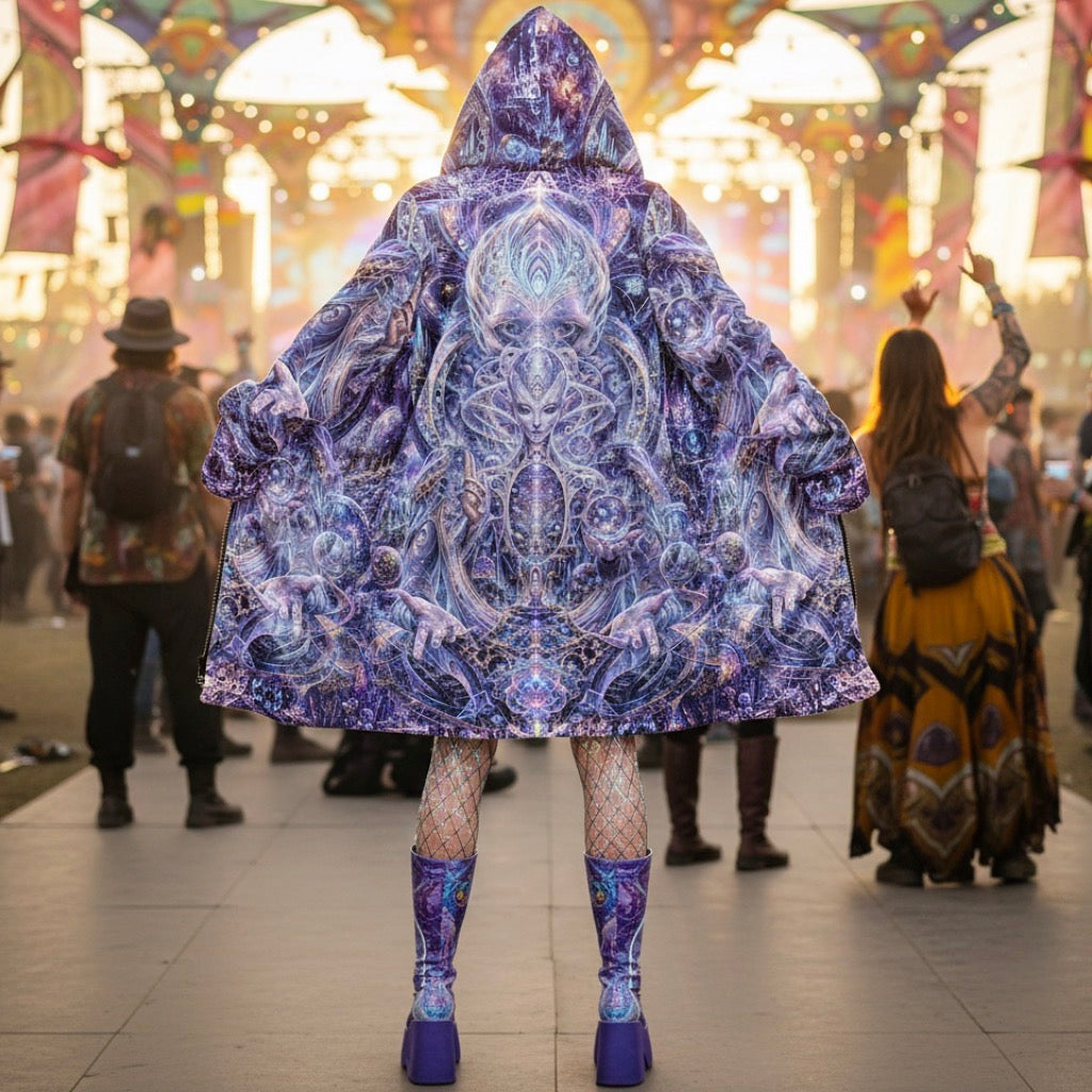 Galactic Alien Oracle Women’s Cloak
