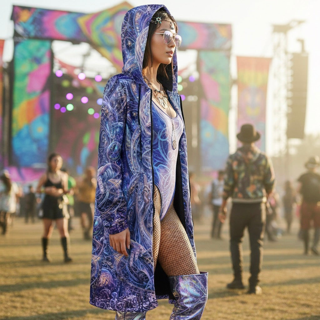 Galactic Alien Oracle Women’s Cloak