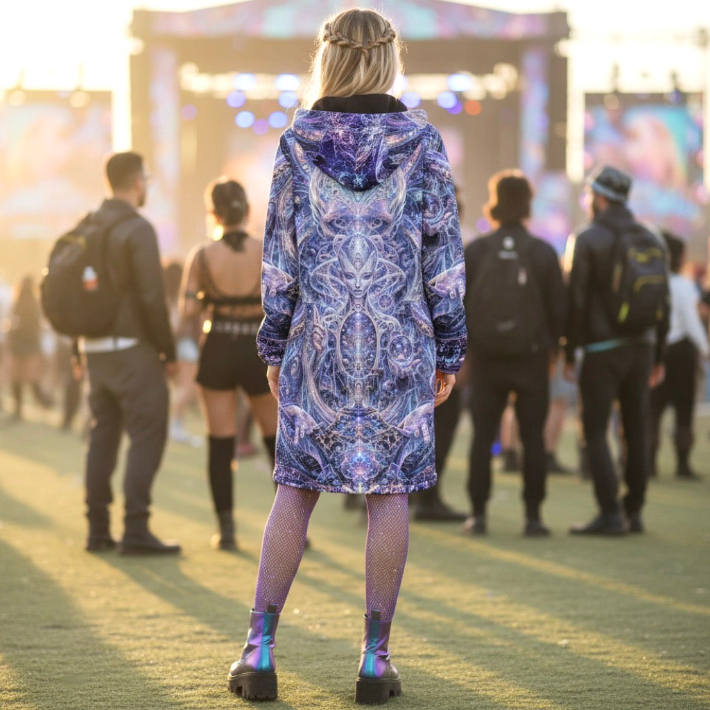 Galactic Alien Oracle Women’s Cloak