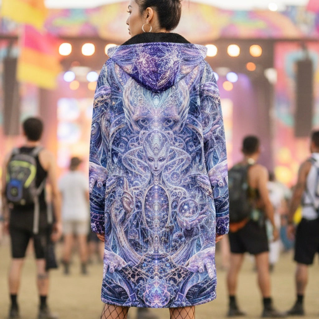 Galactic Alien Oracle Women’s Cloak