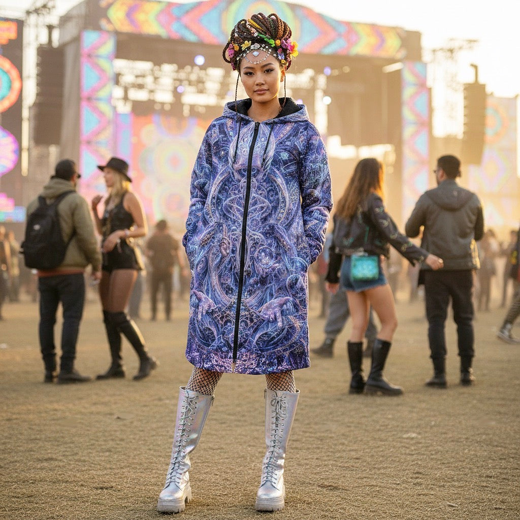 Galactic Alien Oracle Women’s Cloak