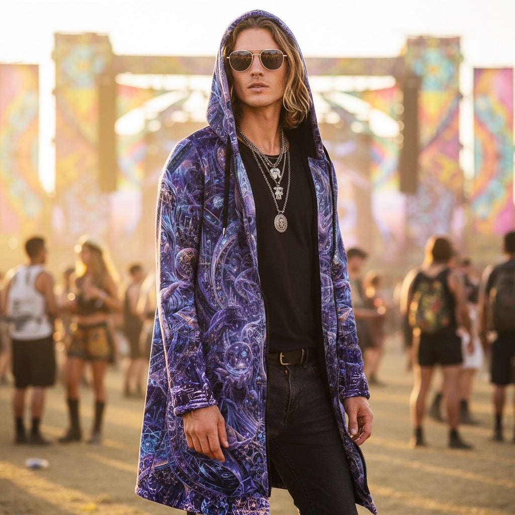 Galactic Alien Oracle Men’s Cloak