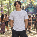 Cotton T-Shirt | White Fractal Bubble