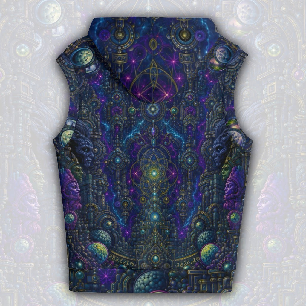 Cotton Sleeveless Hooded Tank | Celestial Temple