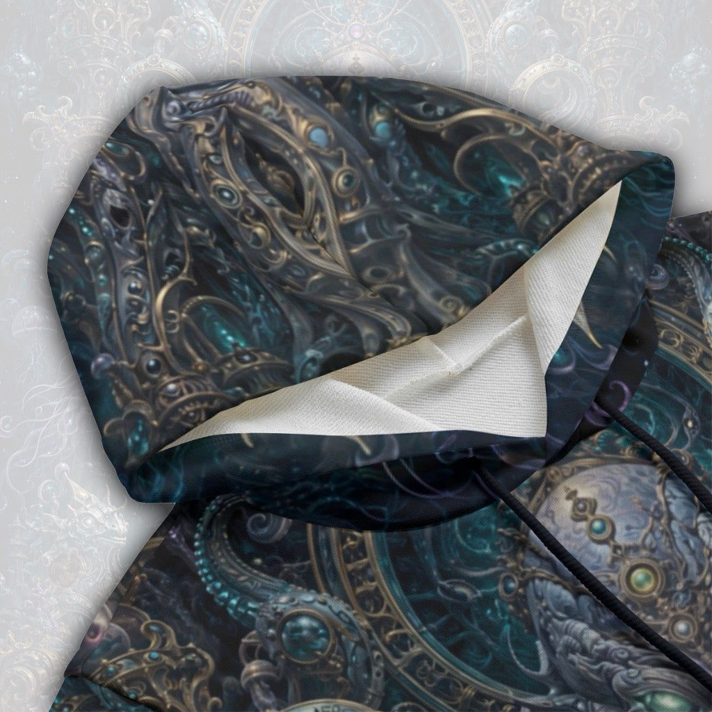 Cotton Sleeveless Hooded Tank | Mechanical Kraken