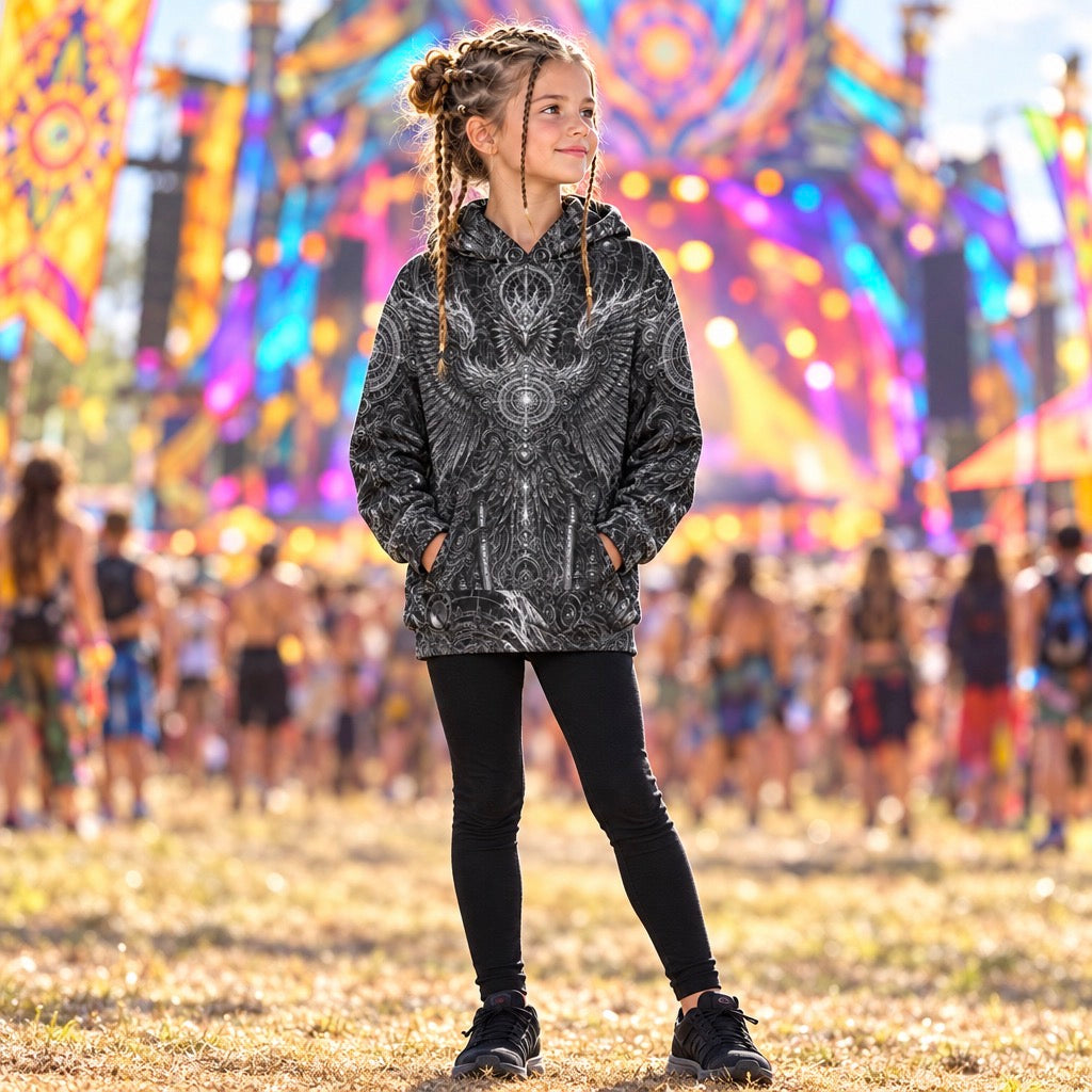 Kid's Pullover Hoodie | Dark Phoenix