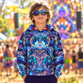 Kid's Pullover Hoodie | Cyberpunk Mech