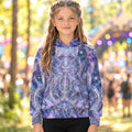 Kid's Pullover Hoodie | Galactic Alien Oracle