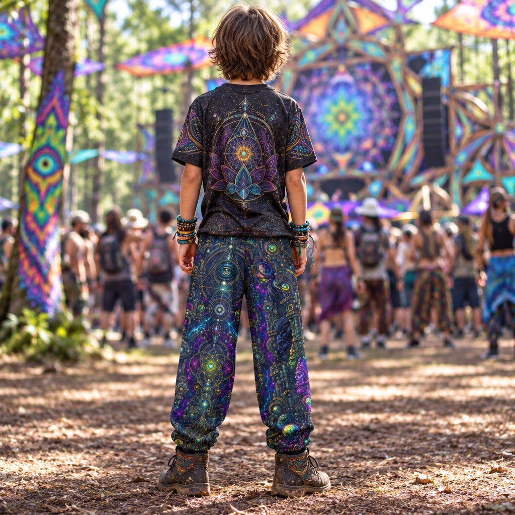 Kid's Cotton Sweatpants | Celestial Temple