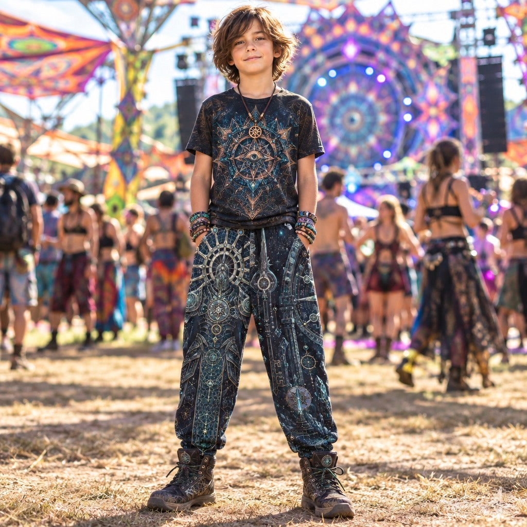 Kid's Cotton Sweatpants | Cosmic Knight