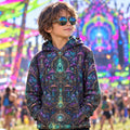 Kid's Pullover Hoodie | Crystal Shroom Kingdom