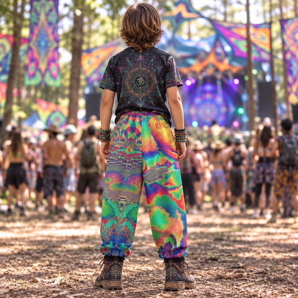 Kid's Cotton Sweatpants | Acid Melt