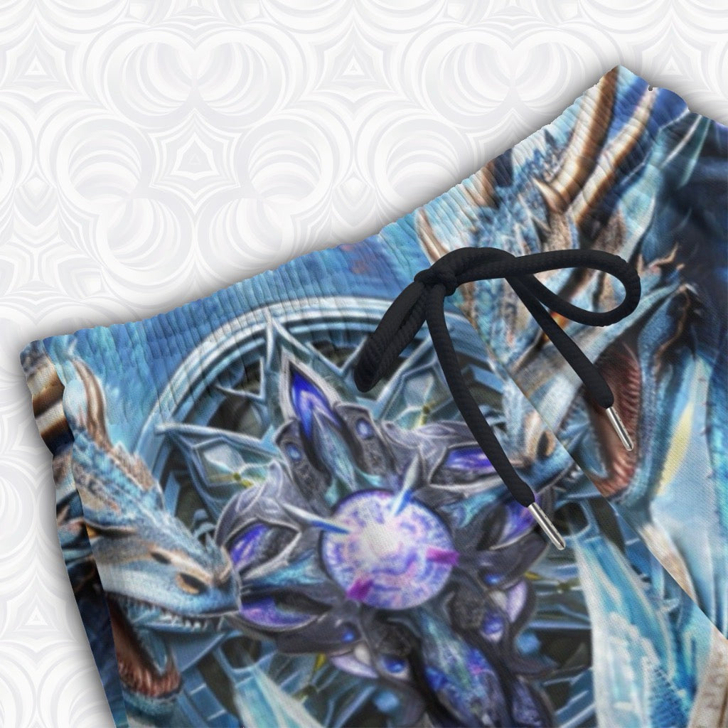 Kid's Cotton Sweatpants | Electric Dragonscape