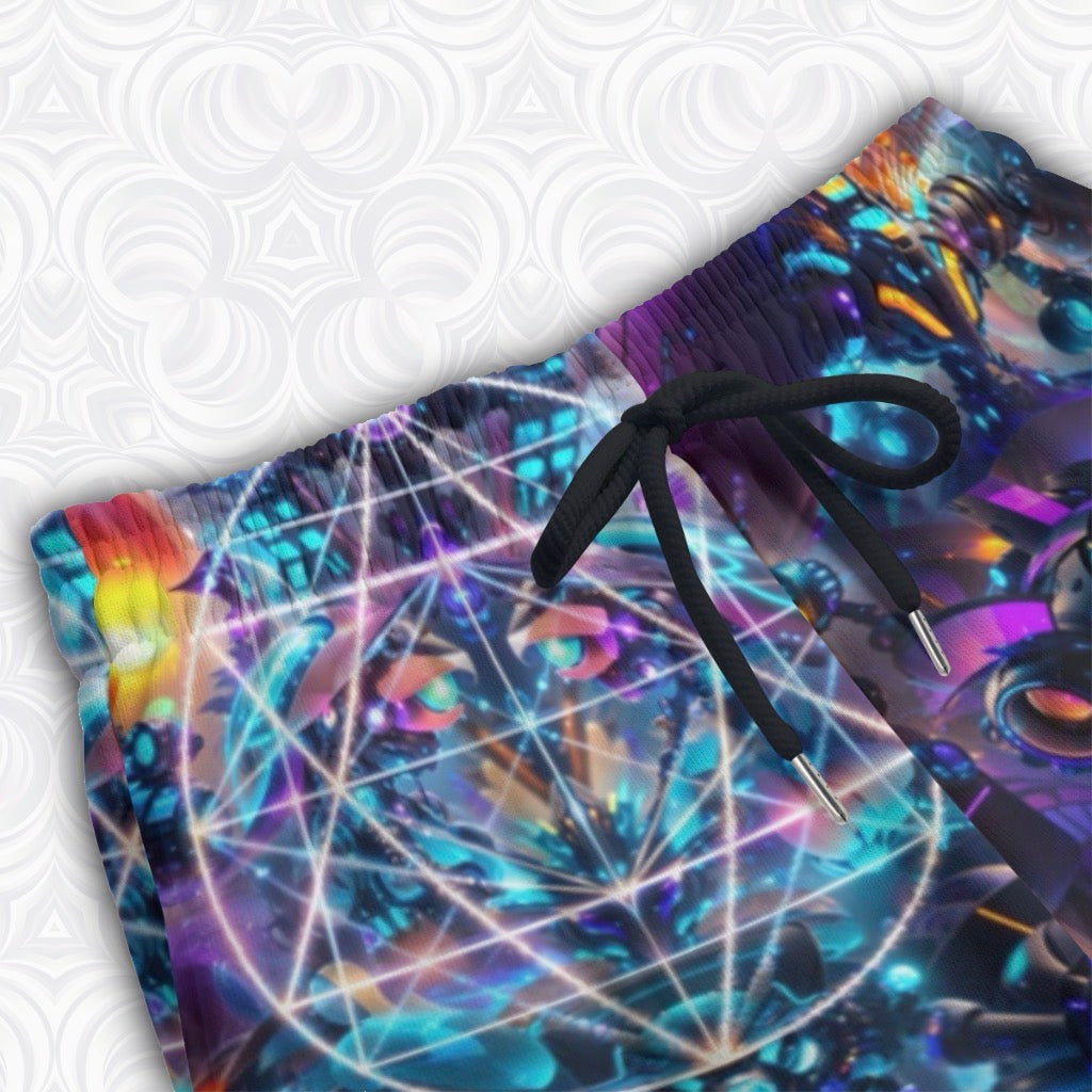 Kid's Cotton Sweatpants | Cyber Punk Mech
