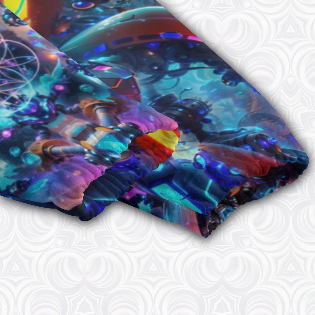 Kid's Cotton Sweatpants | Cyber Punk Mech