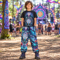 Kid's Cotton Sweatpants | Alien Cyber Punk Mech