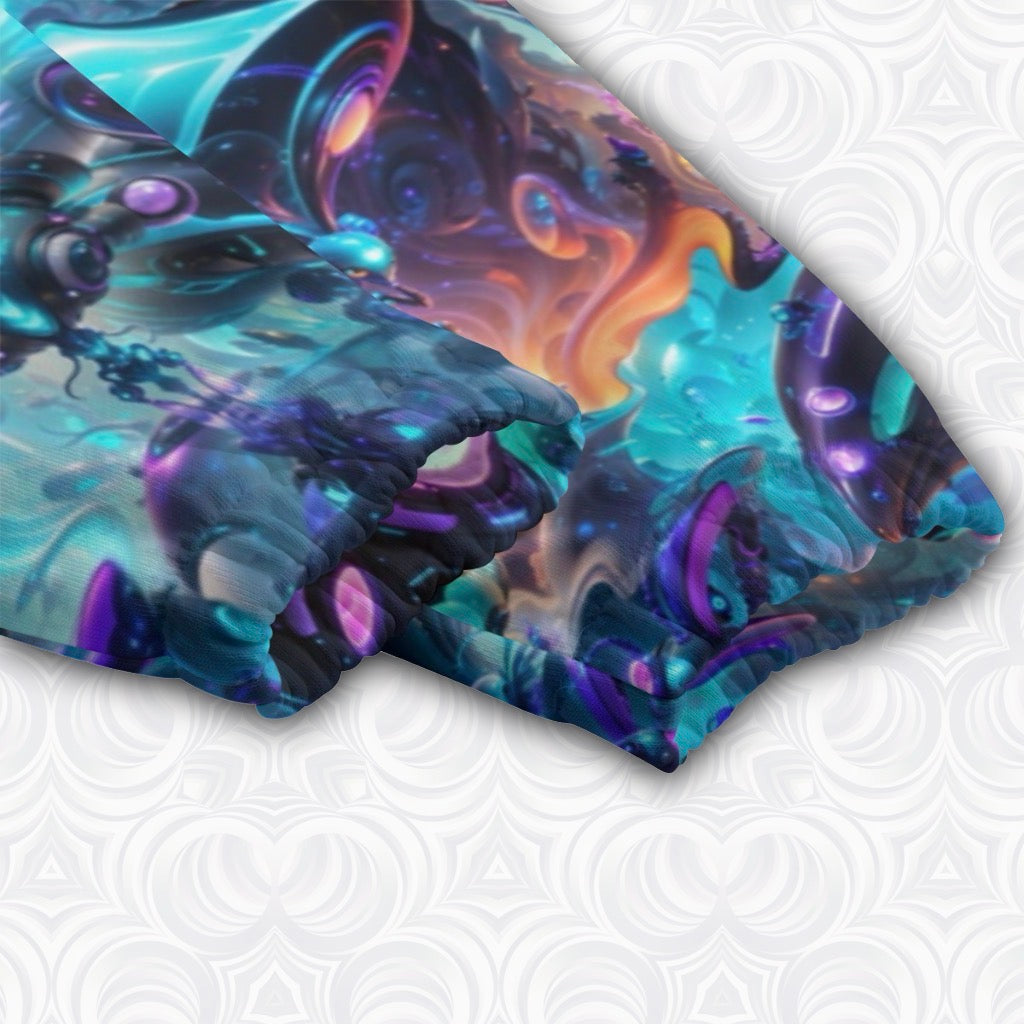 Kid's Cotton Sweatpants | Alien Cyber Punk Mech