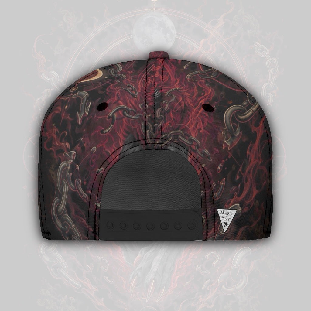 Snapback Hat | Crimson Fenrir