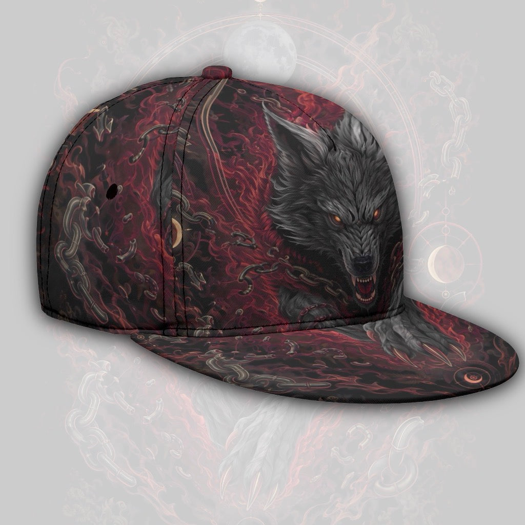 Snapback Hat | Crimson Fenrir