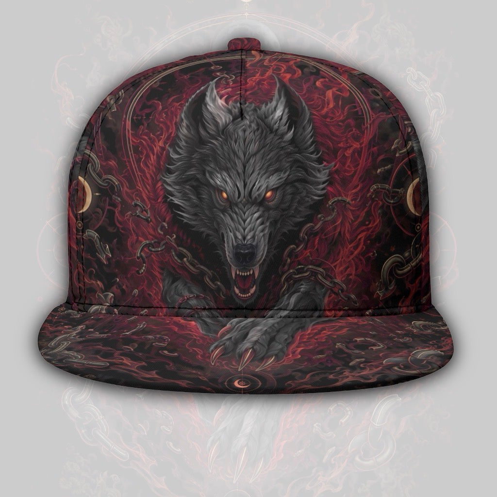 Snapback Hat | Crimson Fenrir
