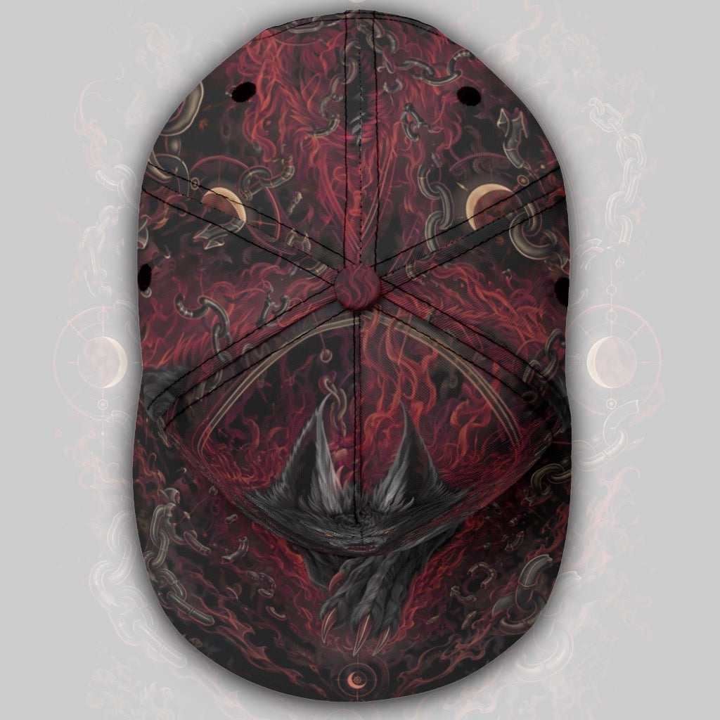 Snapback Hat | Crimson Fenrir