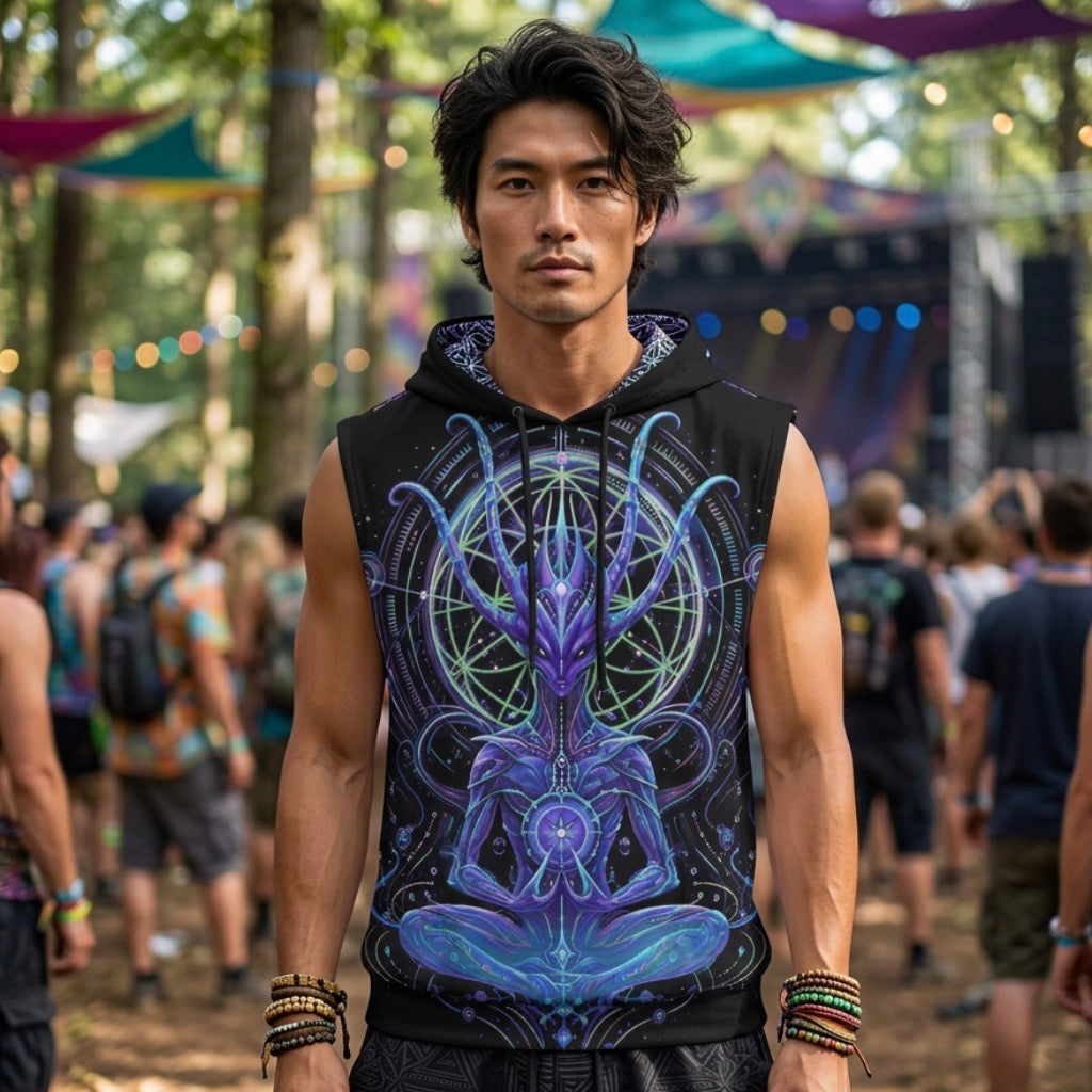 Sleeveless Pullover Hoodie | Summon of Light