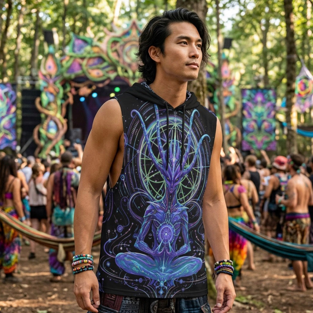 Sleeveless Pullover Hoodie | Summon of Light